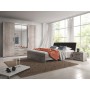 copy of Bedroom Luna with double bed, 2 nightstands and wardrobe - light wood