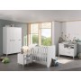 Baby room Liv with cot, dresser, 3-door wardrobe and bedside table