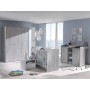 Baby room Vic with cot, dresser, 3-door wardrobe and bedside table - Ribbeck oak