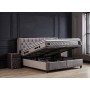 Boxspring Rixos - 160 of 180x200 - light grey